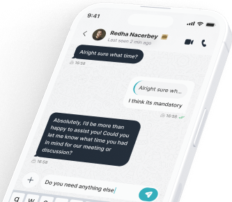 Relay secure messaging on a phone
